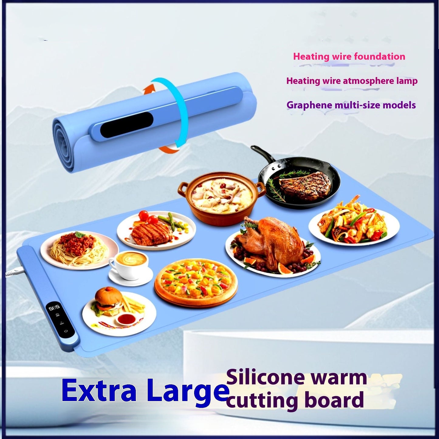 Portable Kitchen Graphene Food warmer