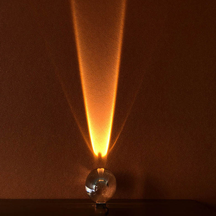 Projection Crystal Table Lamp