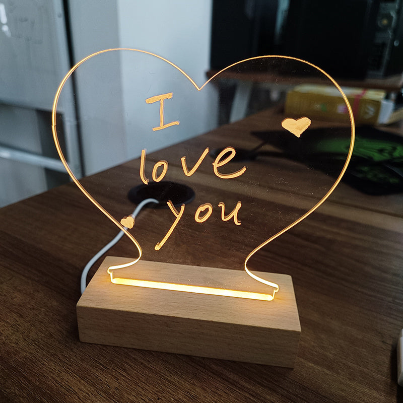 Acrylic LED Light Note Board